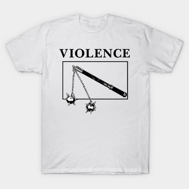 Violence - Hardcore punk designs T-Shirt by Vortexspace